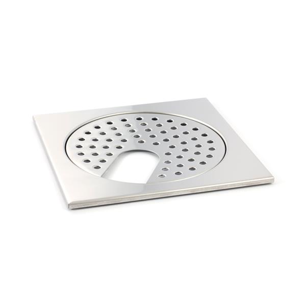 Floor drain cover w/pipe cut, 197 mm