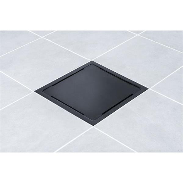 Floor drain cover Malmö Lux Black