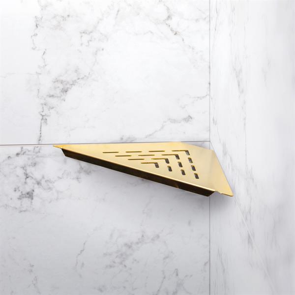 Shower shelf Corner Milano Brass