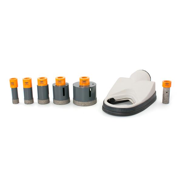 Diamond Hole Saw Granito Dry set L