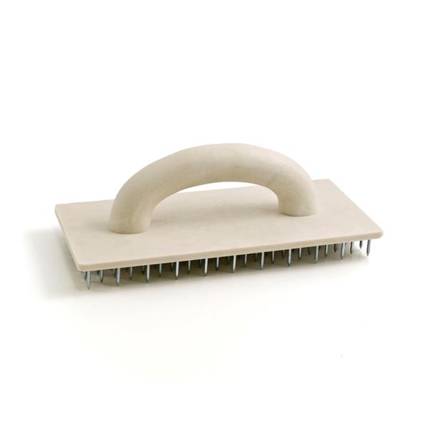 Spiked polystyrol trowel