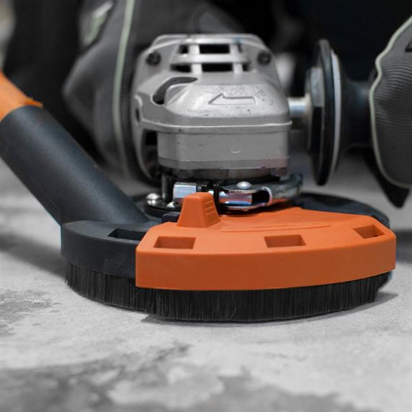 Dust extractor grinding