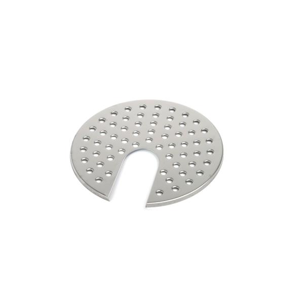 Replacement lid for drain cover with pipe cut