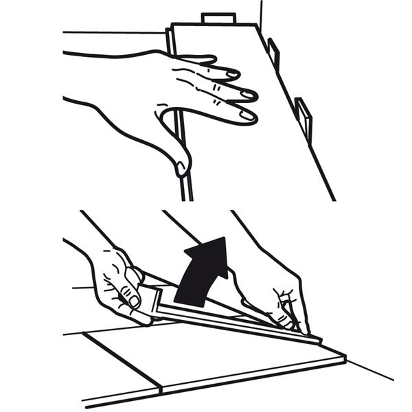 Laminate laying set