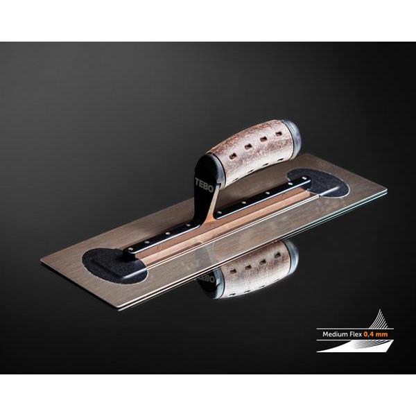 Plastering Trowel Premium Leather 356 mm Medium Flex