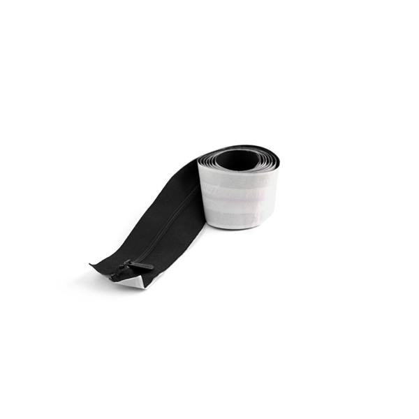 Self-adhesive zipper